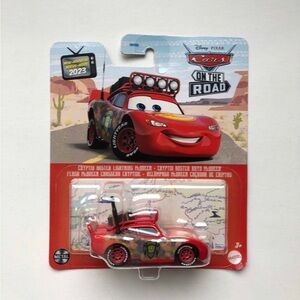Disney Pixar Cars Diecast: Cryptid Buster Lightning McQueen - Cars on the Road